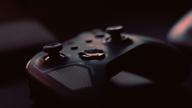 Game controller in low light